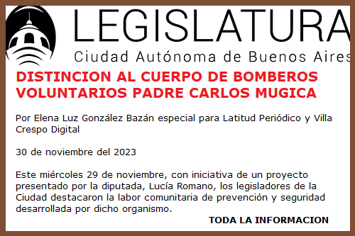 LEGISLATURA BOMBEROS VOLUNTARIOS